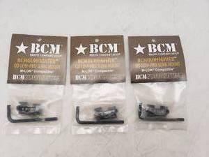 lot 41 image: BCM Gunfighter M LOK QD Low Pro Sling Mount - QUANTITY 3 - BID IS TIMES THE QUANTITY