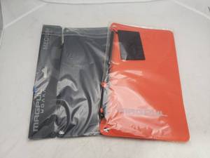 lot 47 image: MAGPUL DAKA Pouches Medium - Stealth Grey &amp Orange - QUANTITY 2 TOTAL - BID IS TIMES THE QUANTITY