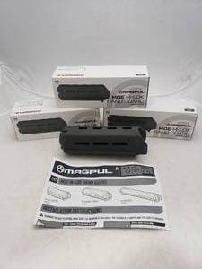 lot 50 image: MAGPUL MOE M LOK Carbine Length Handguards   Olive Drab Green - QUANTITY 3 - BID IS TIMES THE QUANTITY