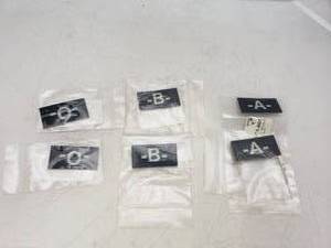 lot 83 image: Lot of 6 IR Tools IR Blood Type Patches