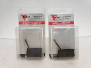 lot 120 image: Trijicon RMRcc Pistol Dove Tail Mount for S&W M&P 9 .380 Shield EZ - QUANTITY 2 - BID IS TIMES THE QUANTITY