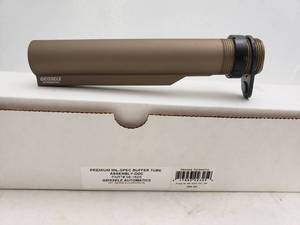 lot 127 image: Geissele Premium Mil Spec Buffer Tube AR 15M4   Sand