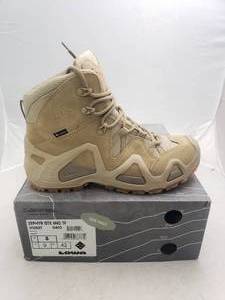 lot 151 image: NEW Lowa Zephyr GTX Mid Task Force Tactical Boots, Size US Mens 9, Model 310537 - Desert Tan