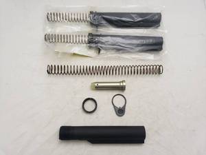 lot 171 image: AR15 Full Buffer Tube Kit SEE DESCRIPTION FOR FULL PARTS LIST - QUANTITY 3 - BID IS TIMES THE QUANTITY