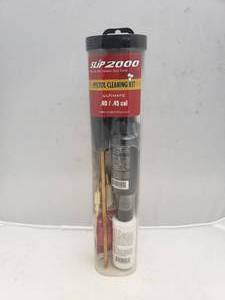 lot 199 image: Slip 2000 .40.45 Caliber Pistol Ultimate Gun Cleaning Tubes w Gun Lube