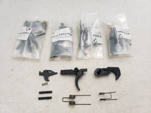 lot 233 image: DSG AR Milspec Trigger Kit - SEE DESCRPTION FOR FULL PARTS LIST - QUANTITY 5 - BID IS TIMES THE QUANTITY