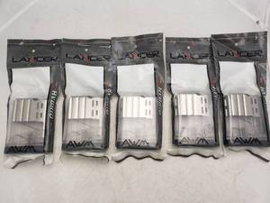 lot 300 image: Lancer L7AWM 7.62 mm 10rd Mag Translucent   Clear - QUANTITY 5 - BID IS TIMES THE QUANTITY