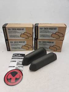 lot 435 image: MAGPUL SGA Low Cheek Riser Kit .25 & .50   Olive Drab Green - QUANTITY 4 - BID IS TIMES THE QUANTITY