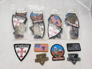 lot 708 image: DSG Six Pack of Patches - QUANTITY 5 PACKS - BID IS TIMES THE QUANTITY