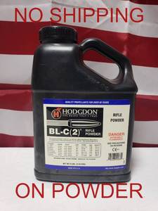 lot 506 image: Sealed 8lb Container of Hodgdon BL-C(2) Rifle Powder&nbsp NO SHIPPING ON POWDER