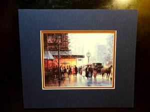 lot 36 image: DOUBLE MATTED PRINT BY G HARVEY - MEASURES APPROX 13 X 15
