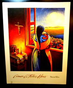 lot 41 image: Amor a Todas Horas Art Print by Simon Silva - MEASURES 25 X 33