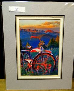 lot 50 image: NICE COLORFUL MATTED PRINT READY TO FRAME - 8 X 10