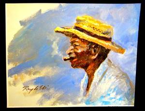 lot 79 image: RAY ELLIS WATERCOLOR PRINT - 8 X 10