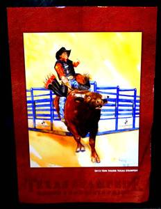 lot 84 image: 2012 TOM THUMB TEXAS STAMPEDE ART POSTER HAND SIGNED BY BUCK TAYLOR $$ 20 X 28