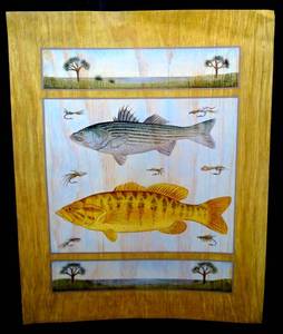 lot 132 image: NICE FISHERMANS ANGLER PRINT - 16 X 20