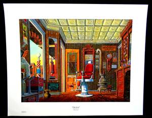 lot 68 image: HAND SIGNED Randy Souders Signature Collection Clip Joint 20 X 16 in Print 1984 $$