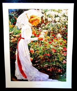 lot 71 image: Sandra Kuck Hidden Garden Signed and Numbered Print - 19 X 24 $$$
