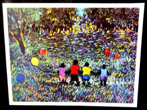 lot 168 image: JOHNICE PARKER CHILDS PLAY PRINT - 13 X 17
