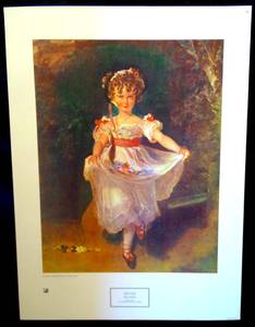 lot 185 image: Victorian Miss Murray Print By Sir Thomas Lawrence - 14 X 19