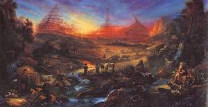 lot 191 image: BIG $ LOT - Tom duBois - The Commission - Signed & Numbered Limited Edition - LARGE 21 X 38