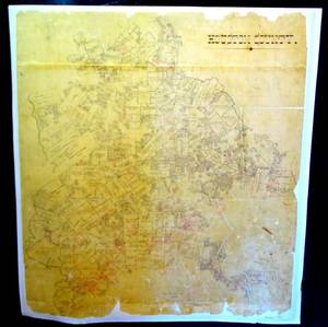 lot 195 image: PRINT OF HOUSTON COUNTY MAP ERA 1859 REPRODUCED FROM TEXAS GENERAL LAND HOLDINGS OFFICE - 25 X 25