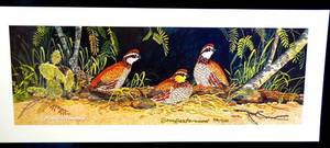 lot 276 image: WILDLIFE ARTIST DAN EASTERWOOD NUMBERED AND SIGNED PHEASANT PRINT - 7.5 X 18.5 $$