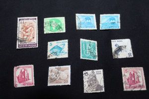 lot 25 image: Stamps 1950s and 1960s Postage stamps from India