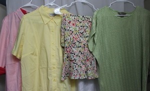 lot 128 image: Womens Plus Size Clothes Skirt and Blouses1416, 18 xl, Cold Water Creek and More