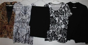 lot 129 image: Womens Plus Size ClothesPants and Blouses 1820 2xl, Lane Bryant,apt 9 and Cato