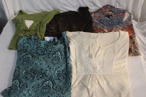 lot 159 image: Womens Plus Size Clothes Blouses, xl, Catherines, Coldwater Creek and more