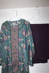 lot 161 image: Womens Plus Size Clothes Sagharbor Pants size 20 and Vintage Schrader Tunic