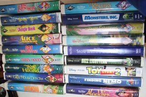 lot 9 image: Disney VHS Tapes