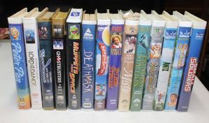 lot 143 image: Variety of VHS Tapes, Titles Shown in Photos