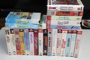 lot 141 image: Variety of VHS Tapes, Titles Shown in Photos