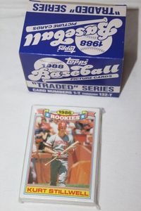 lot 193 image: 1986 Topps Rookies Set and 1988 Topps Traded Set