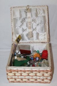 lot 205 image: Sewing Box