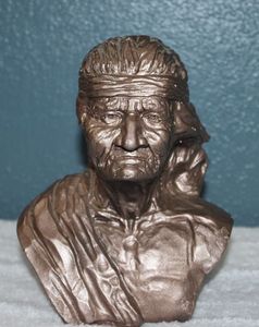 lot 80 image: Native American Bust Geronimo