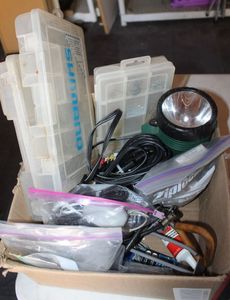 lot 228 image: Hardware Box and Plastic organizers