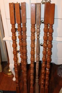 lot 275 image: Oak Bed Pieces 1 not pictured