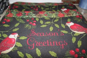 lot 301 image: Christmas Rugs, 4 total, 2 different Sizes