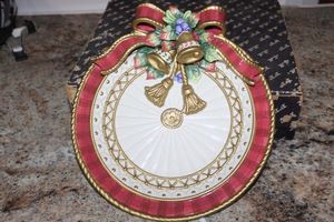 lot 306 image: Vintage Fitz and Floyd Decroative Christmas Dcor