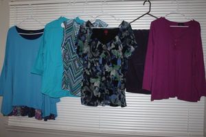 lot 309 image: Womens Large and XL Clothing