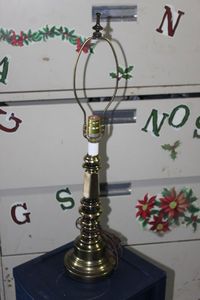 lot 315 image: Brass Lamp as Shown