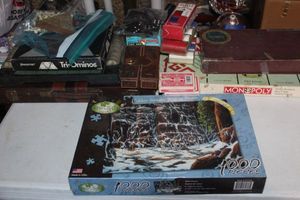 lot 320 image: Variety of Vintage Games as shown, and unopened Puzzle
