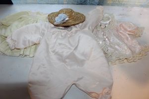 lot 347 image: Baby Doll Clothes and hat