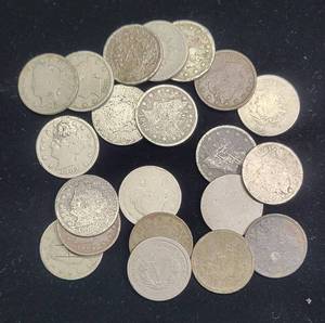 lot 86 image: Circulated Liberty V Nickel Lot of 20