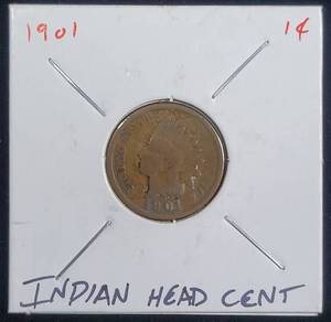 lot 144 image: 1901 Indian Head Cent