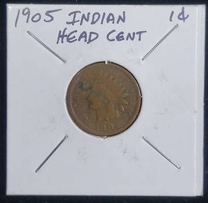 lot 163 image: 1905 Indian Head Cent