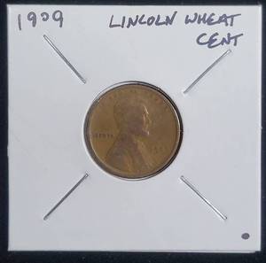 lot 184 image: 1909 Lincoln Wheat Cent